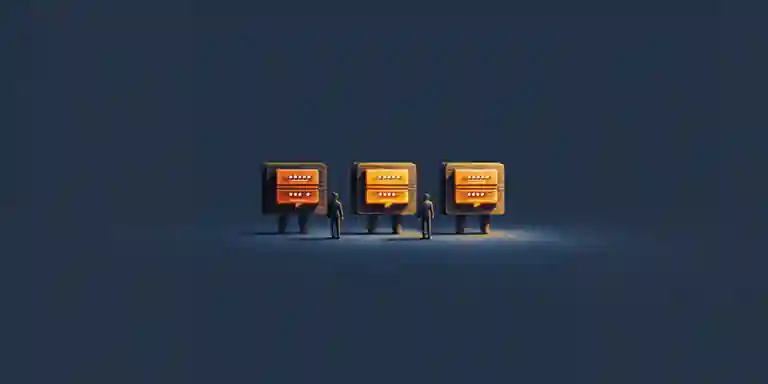 DIY builder blocks next to a custom-built structure representing website platform choices